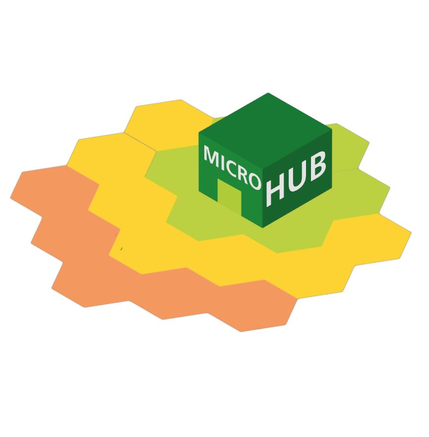 Abstract 3D graphic of interlocking colored blocks (green, orange, purple) forming a maze-like structure. The word “3DTOUR” appears vertically on a purple block. A green circle with an “i” icon is at the top right, and another green circle with an arrow is at the bottom left. The design resembles a stylized 3D navigation system or a logo for a digital tour.